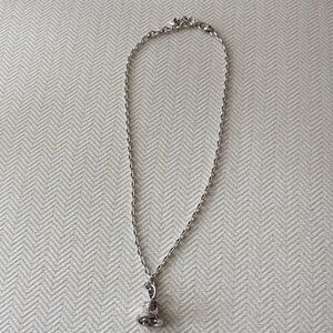 Brighton Silver Necklace with Intricate Pendant